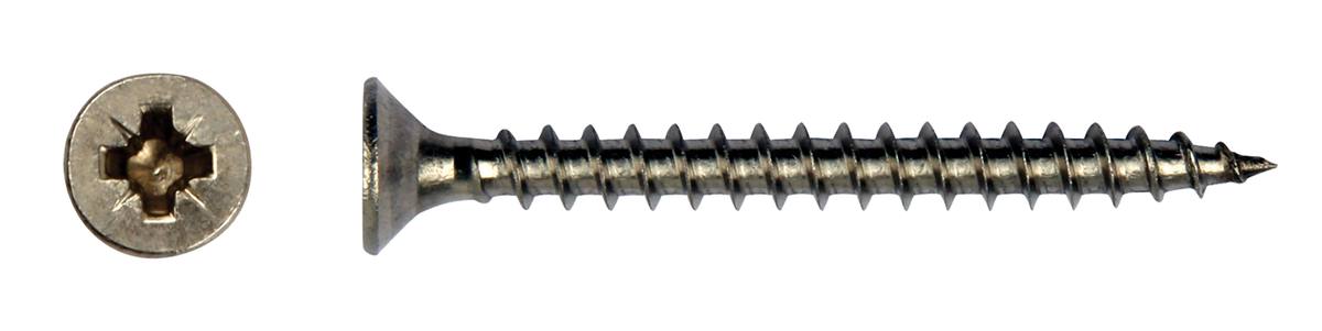 FixGard spaanplaatschroef - RVS304 3,5 x 30 mm Pozidrive (Doos 200 stuks)