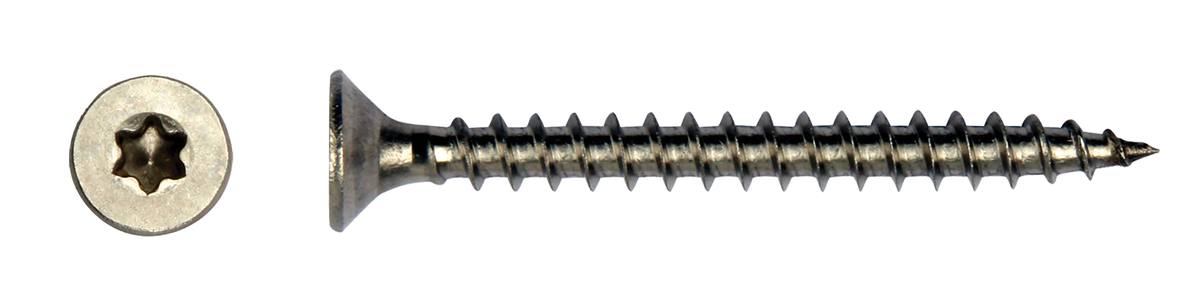 FixGard spaanplaatschroef - RVS304 4,0 x 30 mm Tx20 (Doos 200 stuks)