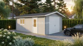Garage Noord-Brabant 7x5,5m 44mm — 1