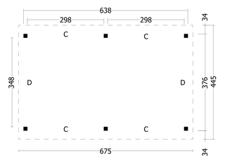Hamar XL, basisset Douglas Gedroogd — 2