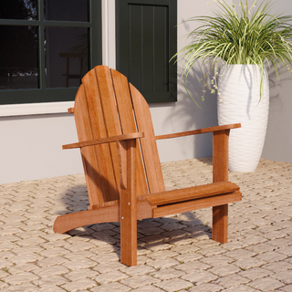 Hardhouten stoel Relax — 1
