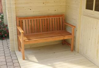 Hardhouten tuinbank Nice — 1