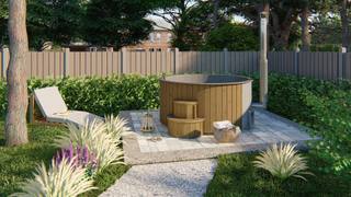 Hottub Deluxe XL ø220 cm Thermowood — 1