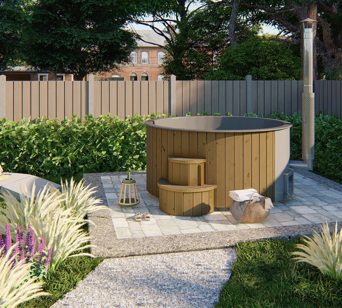 Hottub Deluxe XL ø220 cm Thermowood