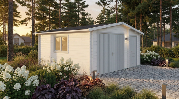 Houten garage Friesland 6x9m 44mm