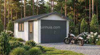 Houten garage Noord-Holland 3,2x5,2m 44mm — 1
