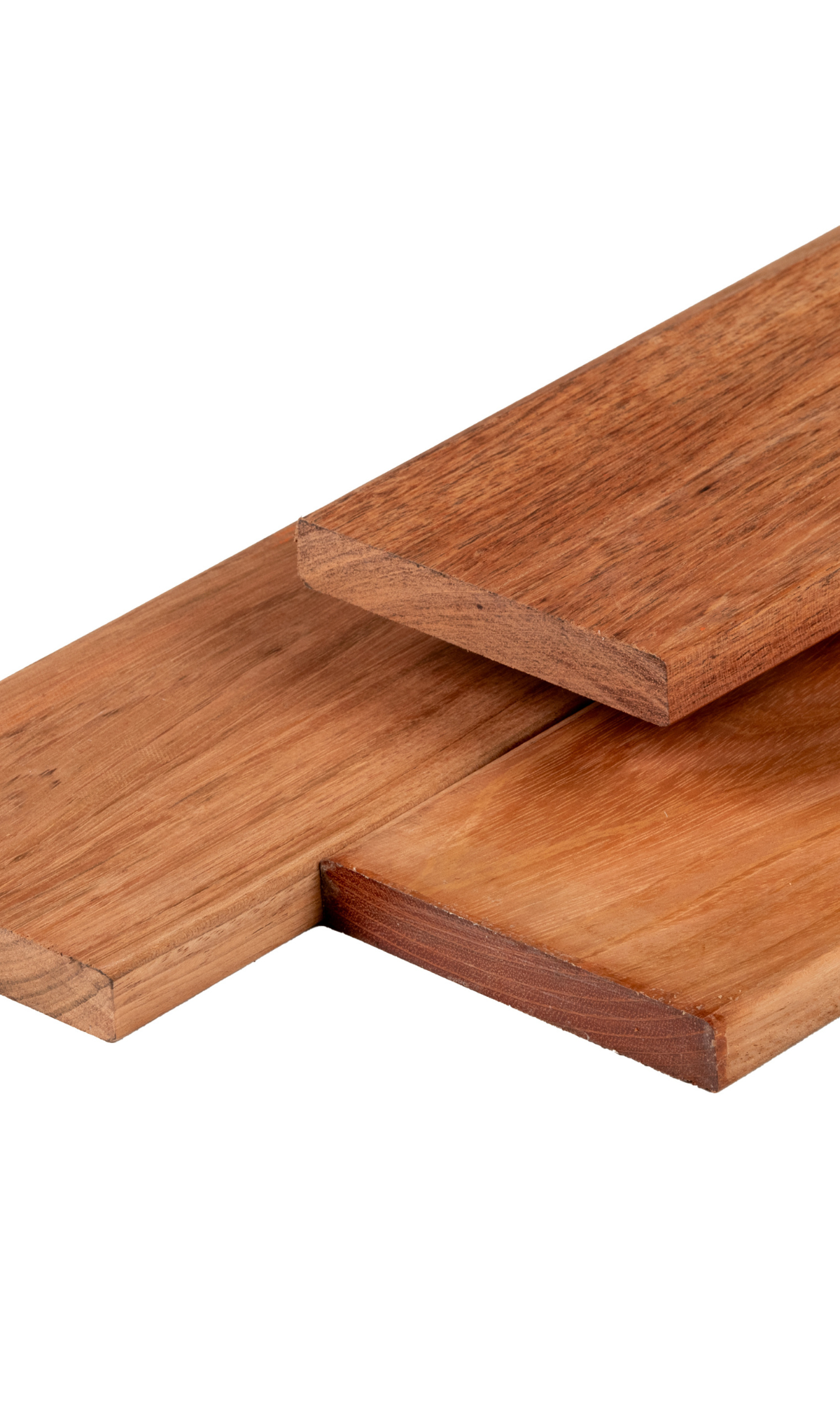 Jatoba hardhout vlonderplank 2,1 x 14,5 x 215 cm kunstmatig gedroogd, geschaafd, FAS
