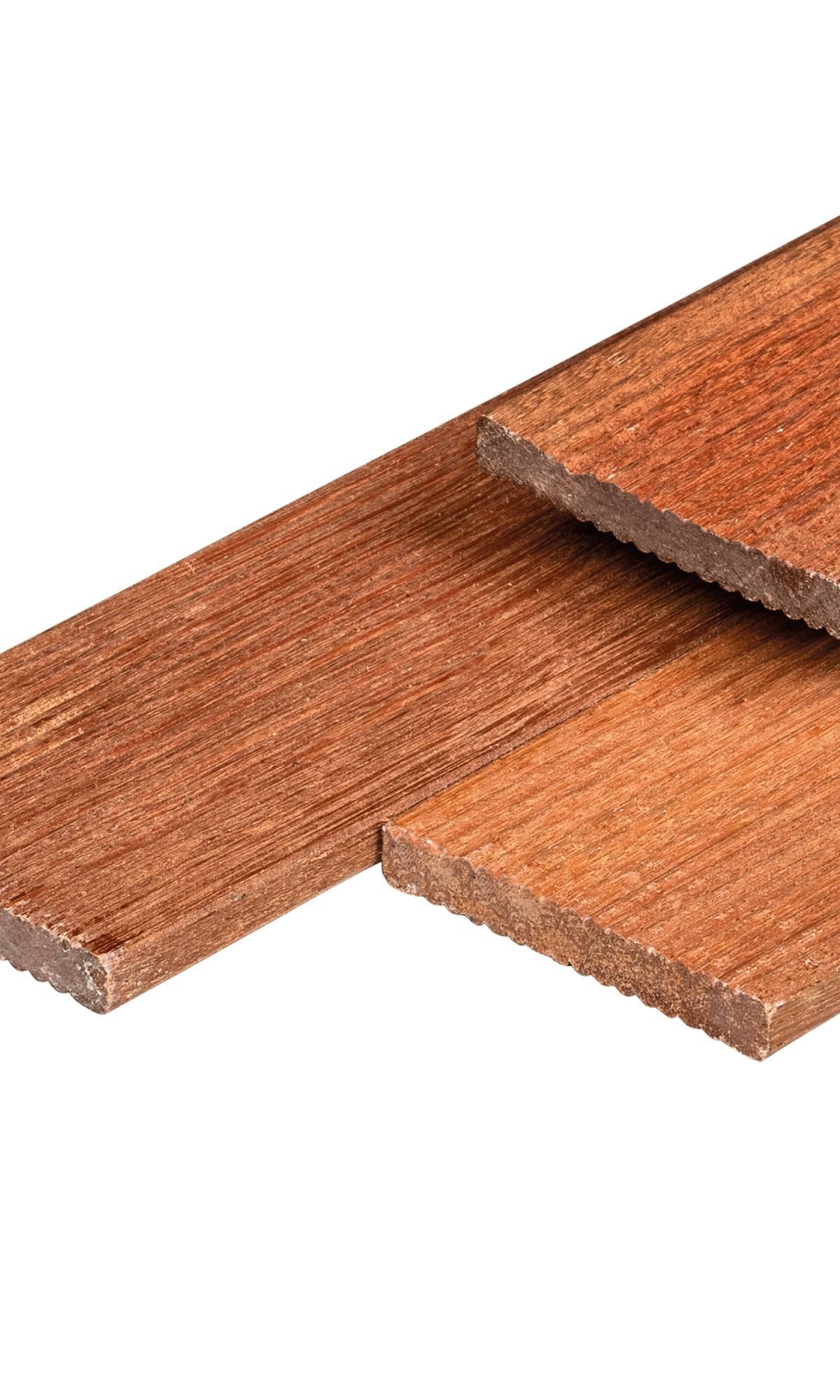 Keruing hardhout plank 1,2 x 9,0 x 180 cm kunstmatig gedroogd, geschaafd