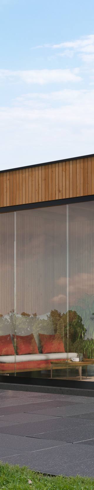 KubeLine + luifel 380 x 687 cm, onbehandeld — 1