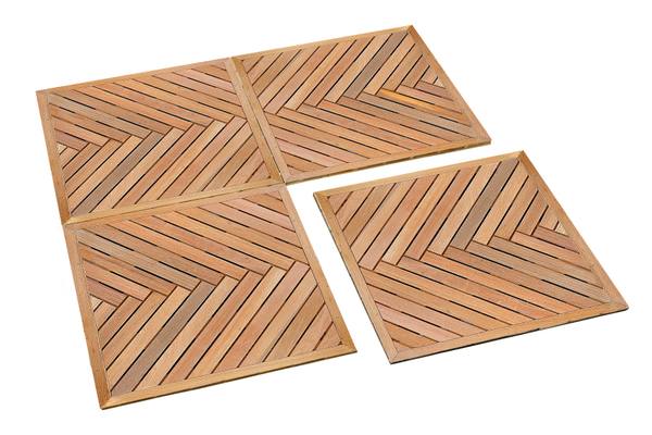Mozaïek Tuintegel Bangkirai Pontianak 3,0 x 100,0 x 100 cm