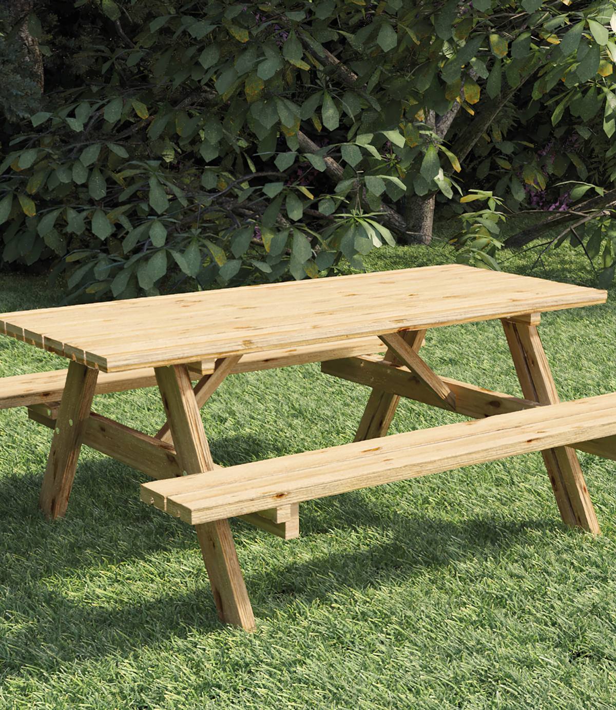 Picknicktafel Excellent 220 cm vuren gedroogd, groen geïmpregneerd