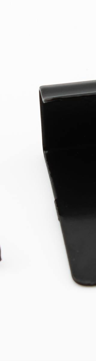 PuraFix vlonderplank beginclip RVS zwart voor blinde bevestiging - set 50 stuks — 1