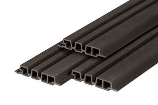 PuraTech 195 Composiet gevelbekleding Ebony Black 3,3 x 19,5 x 390 cm — 1