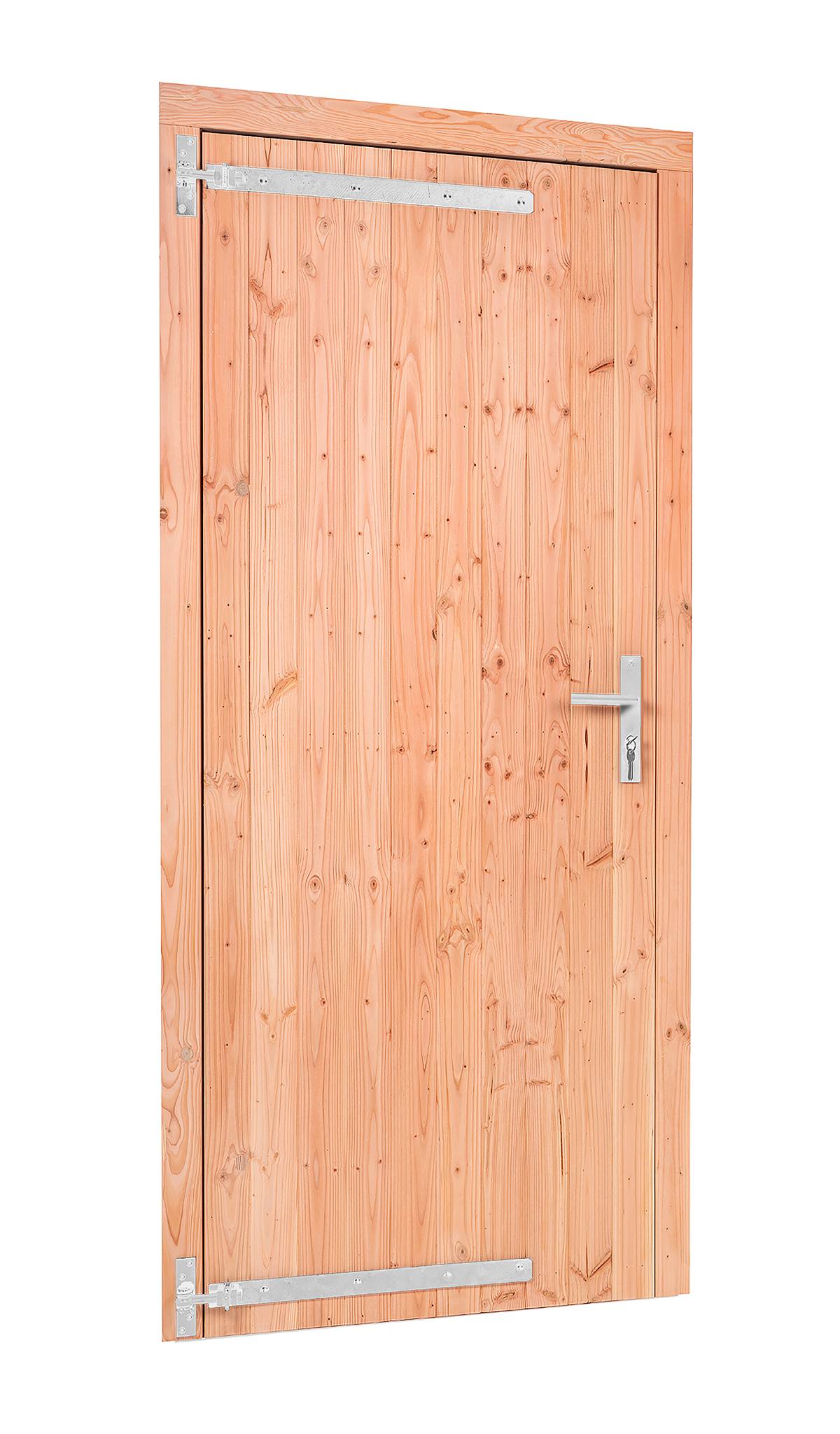 Red Class Wood enkele dichte deur, LD Enkele deur B1000 x H2050 mm buitenmaat (rvs / verzinkt beslagset)