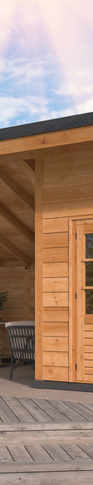 Red Class Wood kapschuur Malmö, type 2 (Red Class Wood wanden) — 1