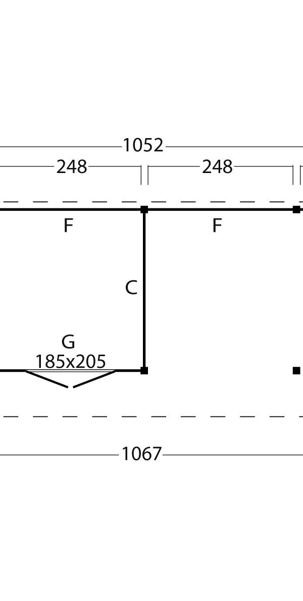 Red Class Wood kapschuur Malmö, type 3 (Red Class Wood wanden)