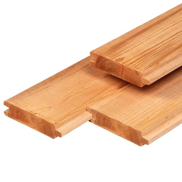 Red Class Wood ME vuren blokhutprofiel 2,8 x 14,5 x 180 cm, gedroogd, geïmpregneerd, geschaafd, 4 ronde hoeken