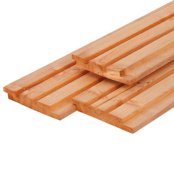 Red Class Wood ME vuren triple profiel 2,2 x 14,0 x 240 cm, gedroogd, geïmpregneerd, geschaafd