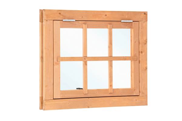 Red Class Wood uitzetraam, 6-ruits Uitzetraam B900 x H700 mm buitenmaat (rvs beslagset)