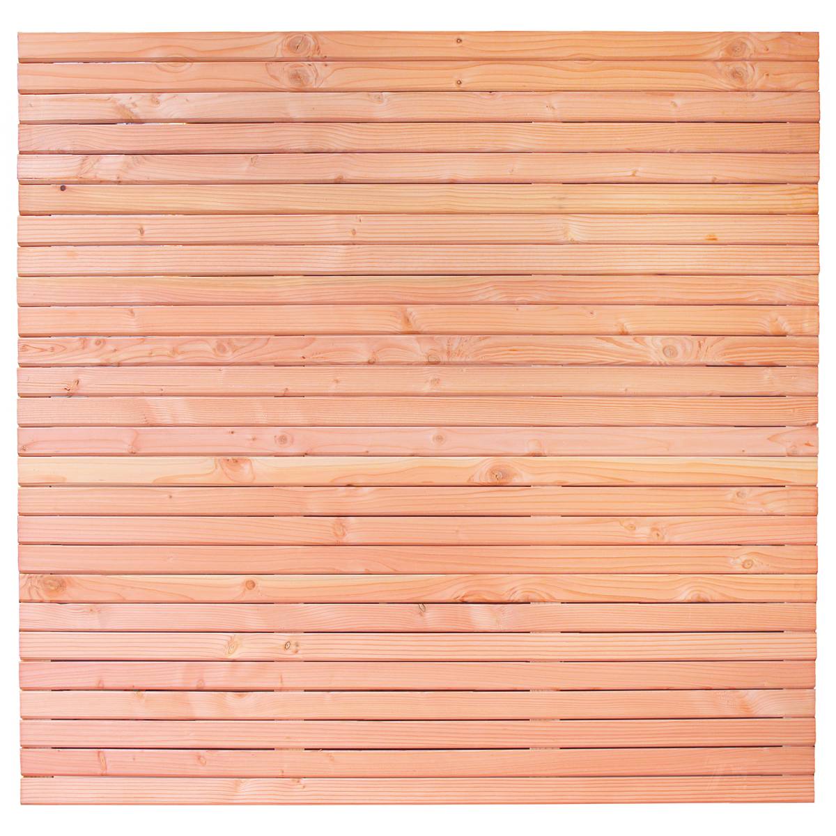 Rhombusscherm Klagenfurt, douglas, RVS-geschroefd, enkelzijdig bekleed, 30-planks 180 x 180 cm