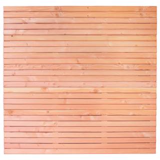 Rhombusscherm Klagenfurt, douglas, RVS-geschroefd, enkelzijdig bekleed, 30-planks 180 x 180 cm — 1