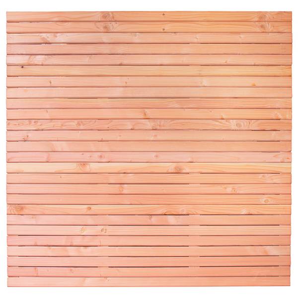 Rhombusscherm Klagenfurt, douglas, RVS-geschroefd, enkelzijdig bekleed, 30-planks 180 x 180 cm