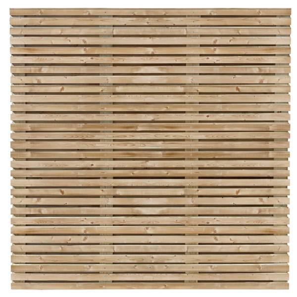 Rhombusscherm Oostende, groen geïmpregneerd ME vuren, RVS-geschroefd, 180 x 180 cm