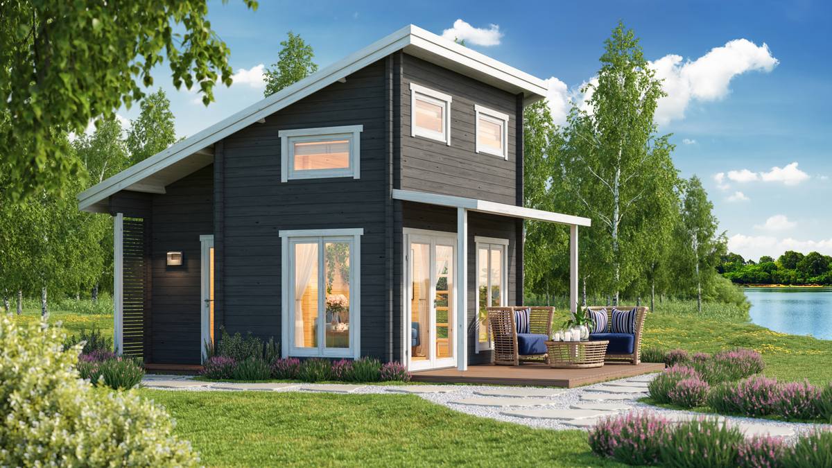 Sauna huis Kokkola | 70 mm | onbehandeld
