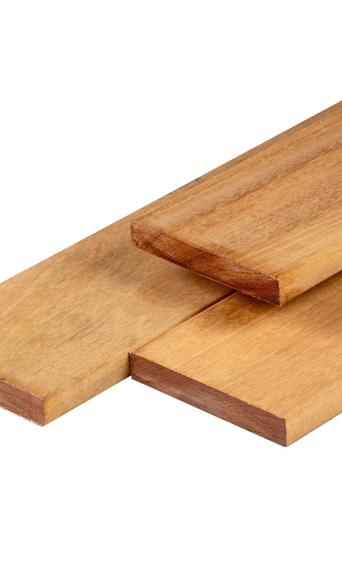 Tatajuba hardhout vlonderplank 2,1 x 14,5 x 425 cm kunstmatig gedroogd, geschaafd, FAS