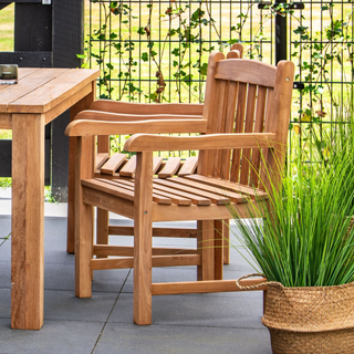 Teak blokstoel Birmingham — 1