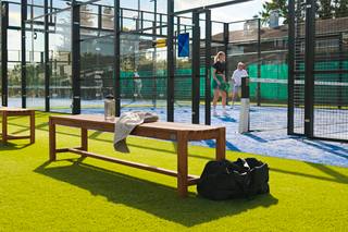 Teak tuinbank Court — 1