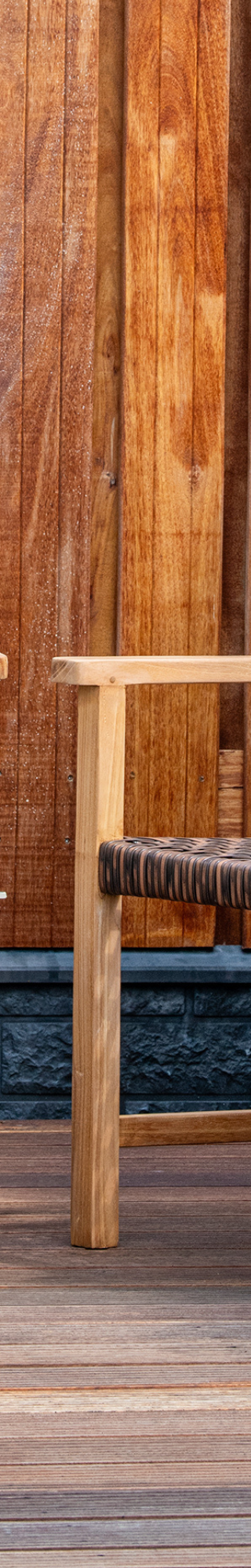 Teak tuinstoel Madiun (set van 2 stoelen) — 1