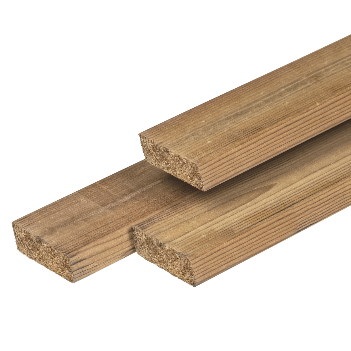 Thermoline NE vuren rhombus profiel 2,0 x 6,7 x 360 cm, gedroogd, thermisch gemodificeerd, geschaafd