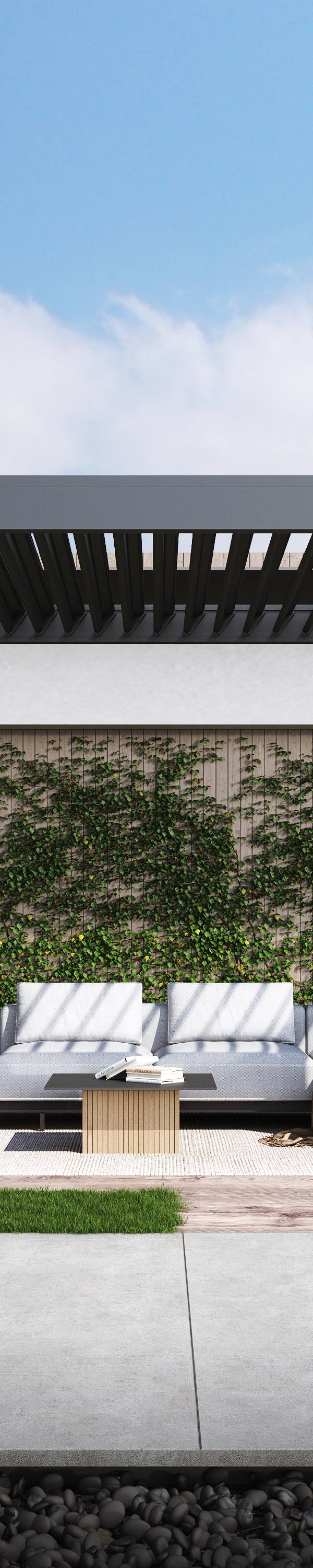 Tuindeco Advance line vrijstaande aluminium overkapping 300 x 400 x 255 cm antraciet
