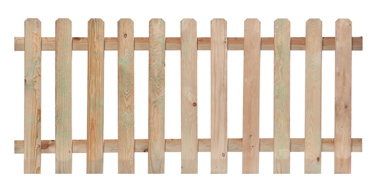 Tuinhek grenen groen geïmpregneerd recht 60 x 180 cm