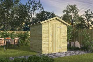 Tuinhuis Boudewijn vuren groen geïmpregneerd — 1