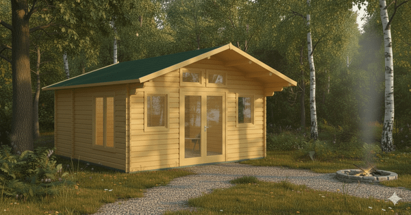 Tuinhuis De Bretten 4,80x4,90-44 23,52m² | Zadeldak