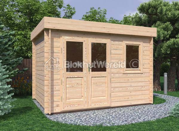 Tuinkantoor 3,4x2,5m | helemaal compleet | pakket korting