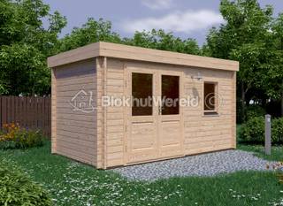 Tuinkantoor 4.5x2.5m | helemaal compleet | pakket korting — 1