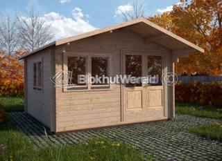Tuinkantoor 4x3m | Zadeldak | helemaal compleet | pakket korting — 1