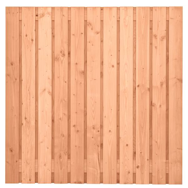 Tuinscherm Harz, douglas, RVS-geschroefd, 23-planks (21+2) 180 x 180 cm