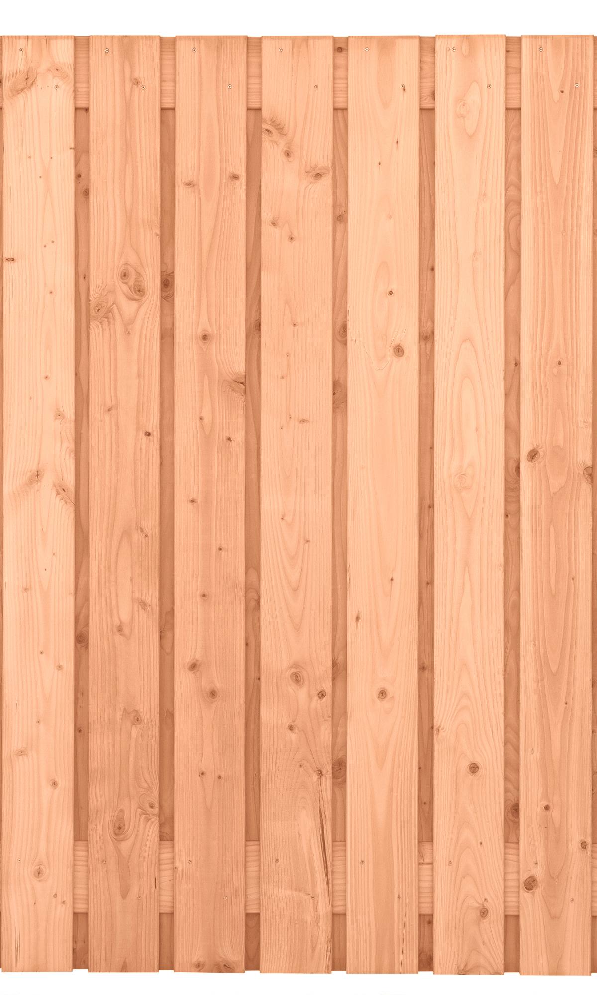 Tuinscherm Harz, douglas, RVS-geschroefd, 23-planks (21+2) 180 x 180 cm