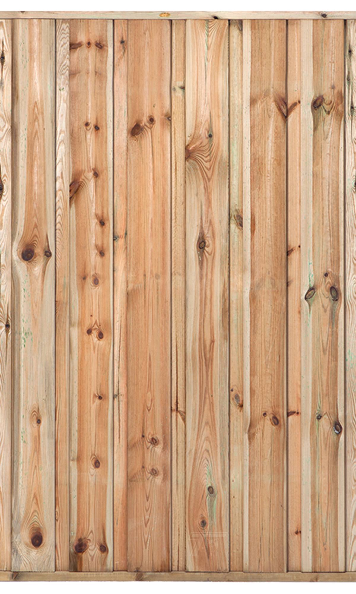 Tuinscherm Monaco, groen geïmpregneerd grenen, RVS-geschroefd, 19-planks 180 x 180 cm