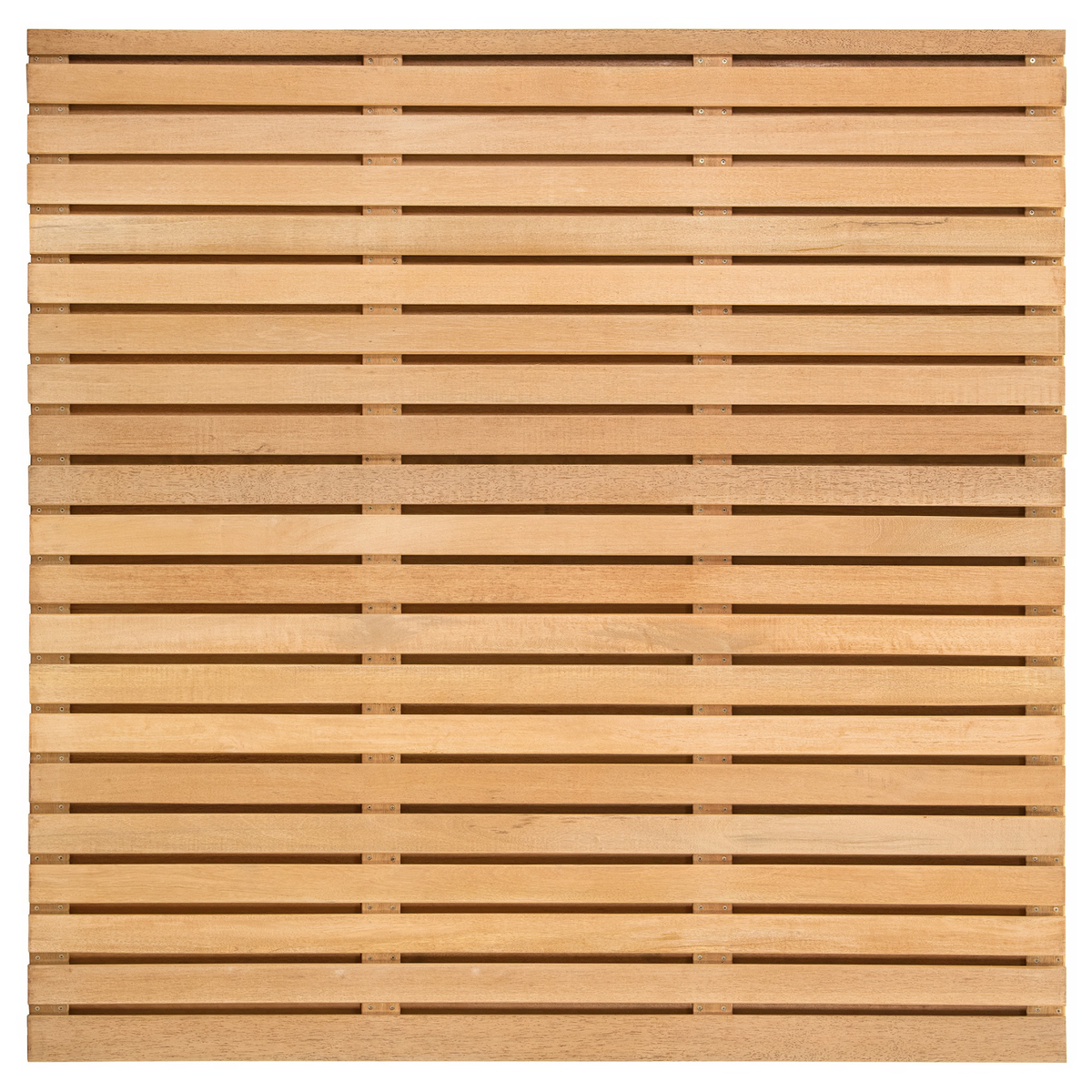 Tuinscherm Prinsenbeek, bangkirai hardhout, RVS-geschroefd, 40-planks (36+4) 180 x 180 cm
