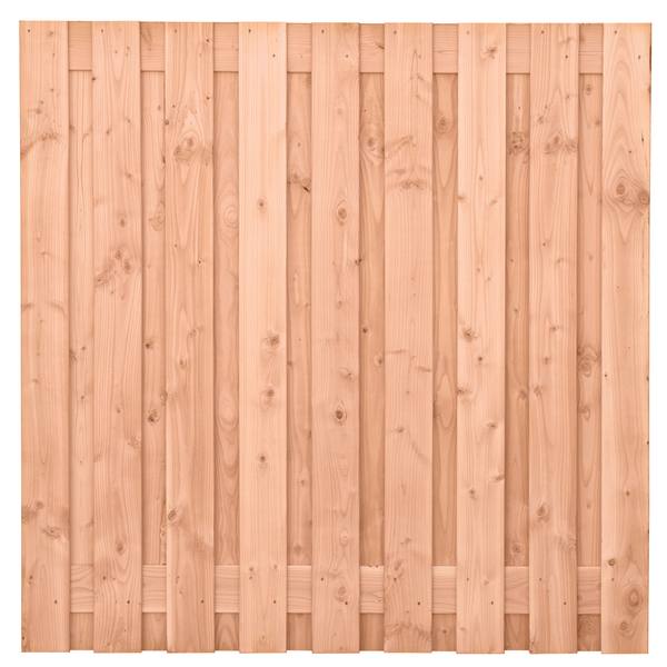 Tuinscherm Salzburg, douglas, RVS-geschroefd, 19-planks (17+2) 180 x 180 cm