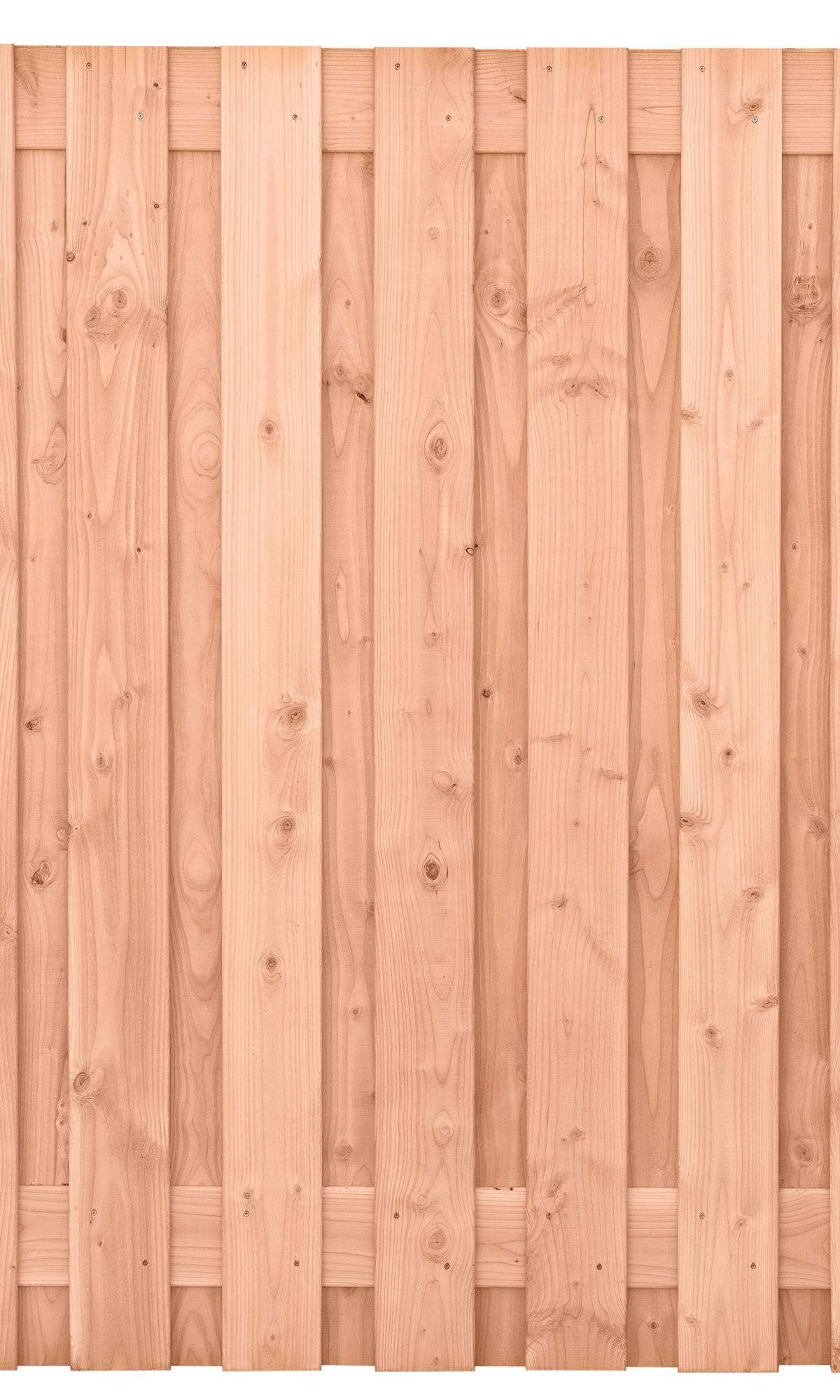 Tuinscherm Salzburg, douglas, RVS-geschroefd, 19-planks (17+2) 180 x 180 cm