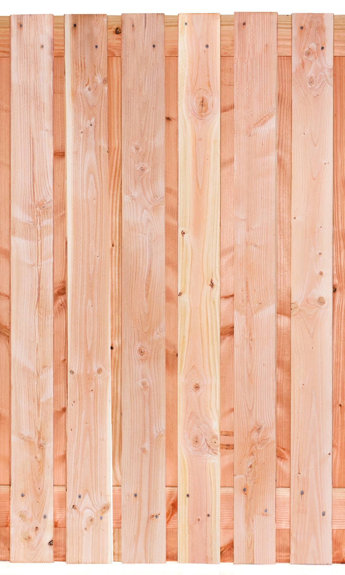Tuinscherm Sölden, douglas, RVS-geschroefd, 21-planks (19+2) 180 x 180 cm