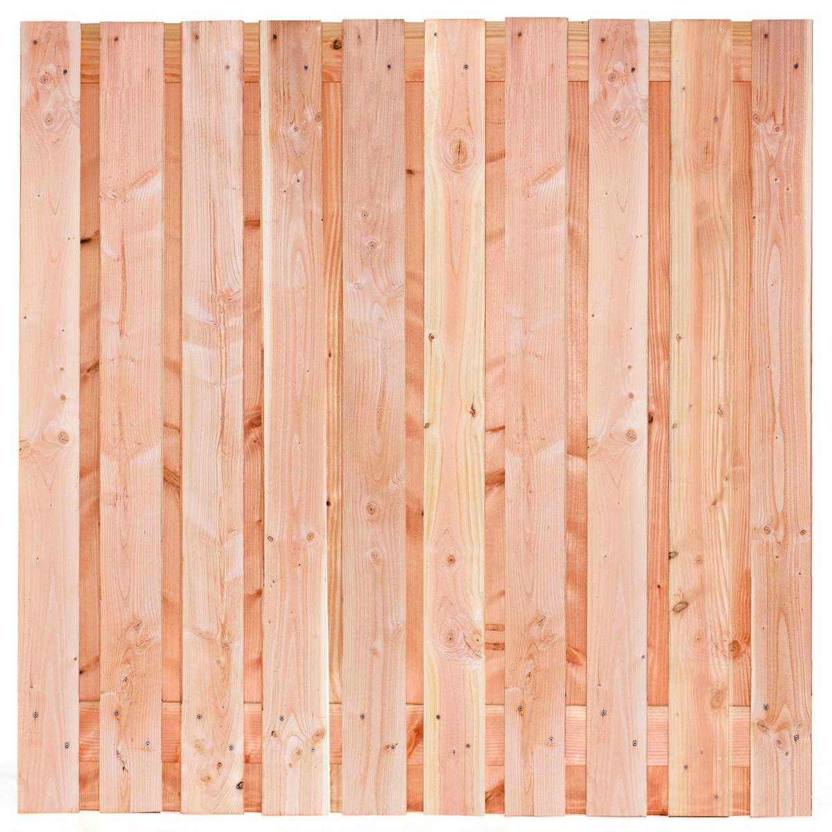 Tuinscherm Sölden, douglas, RVS-geschroefd, 21-planks (19+2) 180 x 180 cm