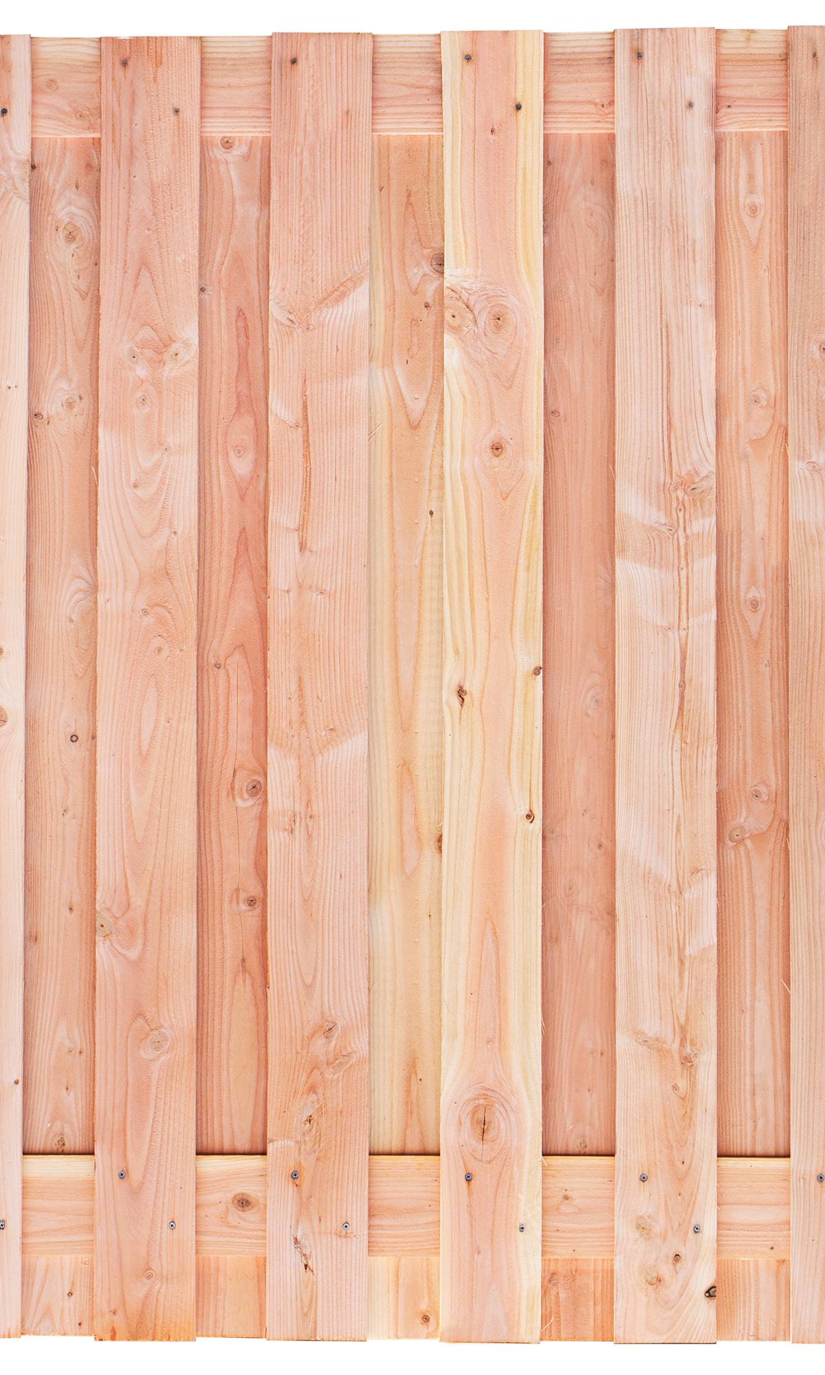 Tuinscherm Winterberg, douglas, RVS-geschroefd, 17-planks (15+2) 180 x 180 cm