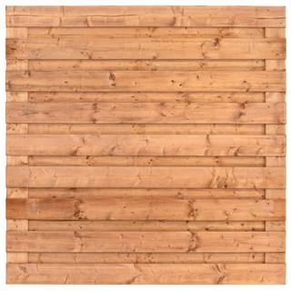 Tuinscherm Zagora, Red Class Wood geïmpregneerd ME vuren, RVS-geschroefd, 21-planks (19+2) 180 x 180 cm — 1